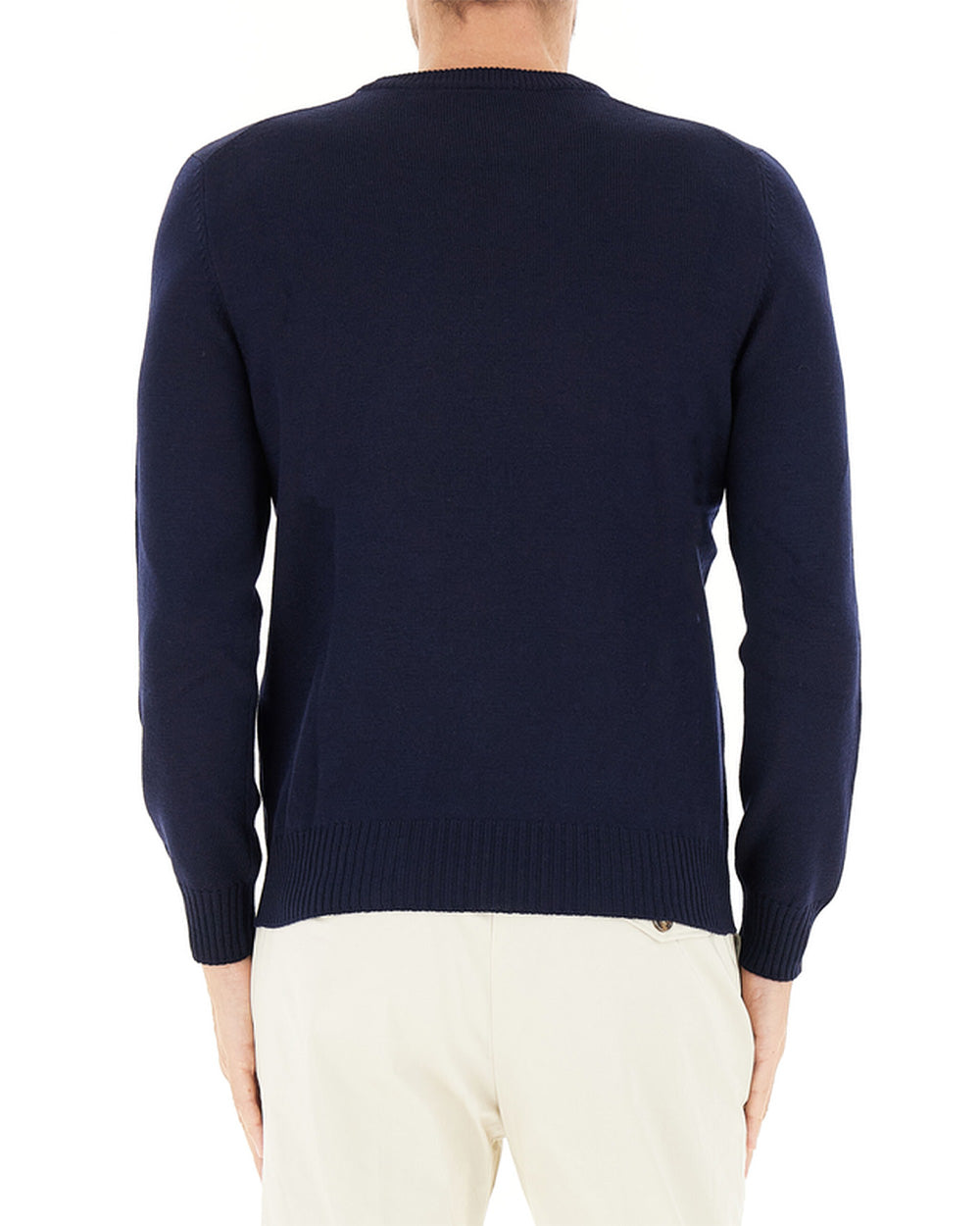 GRAN SASSO Maglione GRAN SASSO uomo 2314914212 Blu lana regular fit girocollo 2314914212 598 