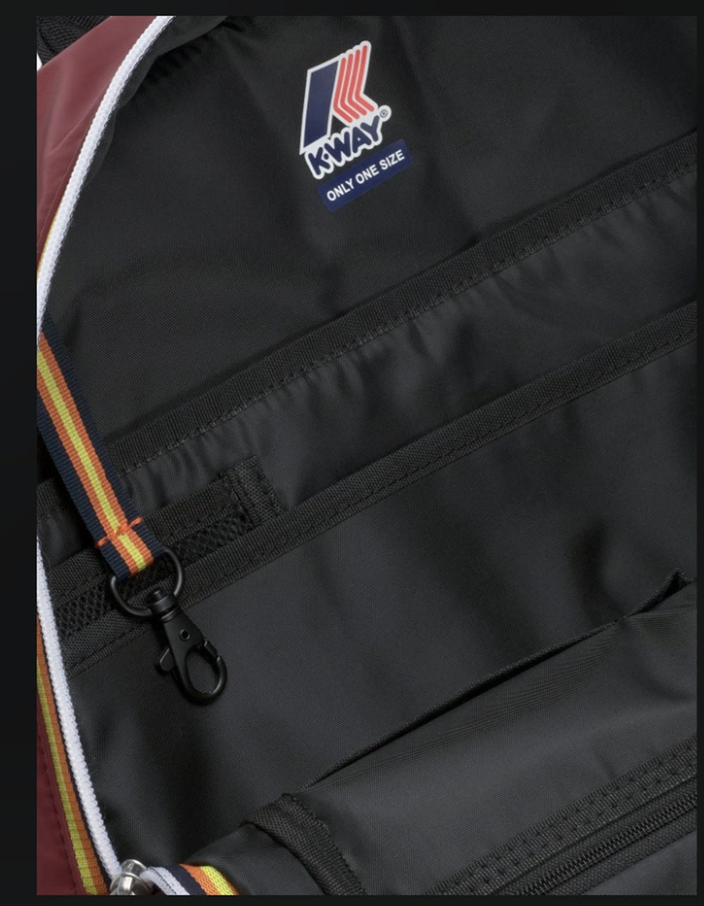 K-WAY Zaino K-way uomo K2116RWWNM Laon rosso granata K2116RW WNM 
