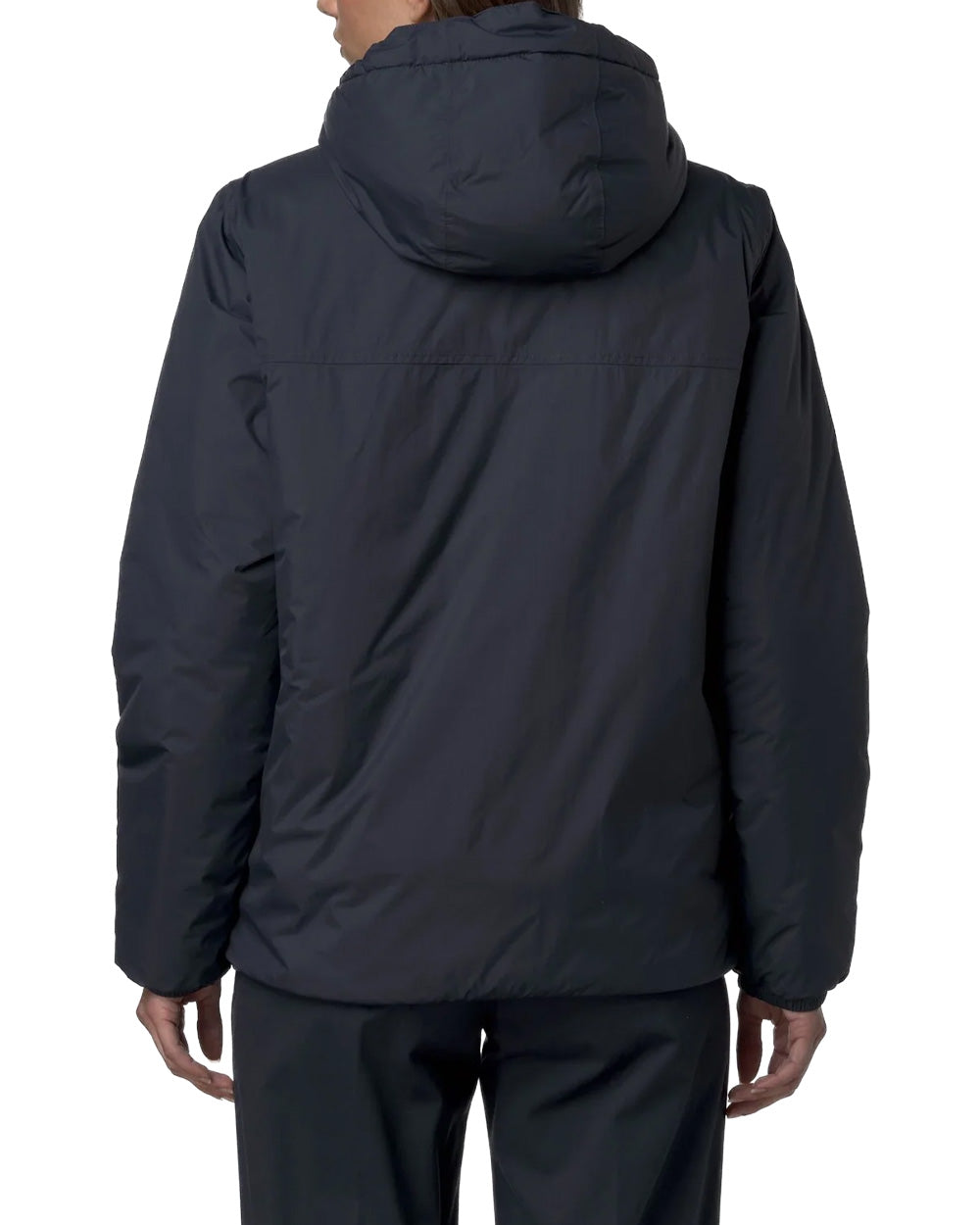 K-WAY Giubbino K-WAY uomo LE VRAI 4.0 CLAUDE ORSETTO K21515W Blu nylon ripstop riciclato cappuccio chiusura con zip K21515W K89 
