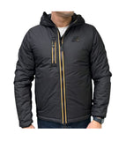 Men's K-way K31337WUSY Annecy Black jacket with hood technical fabric