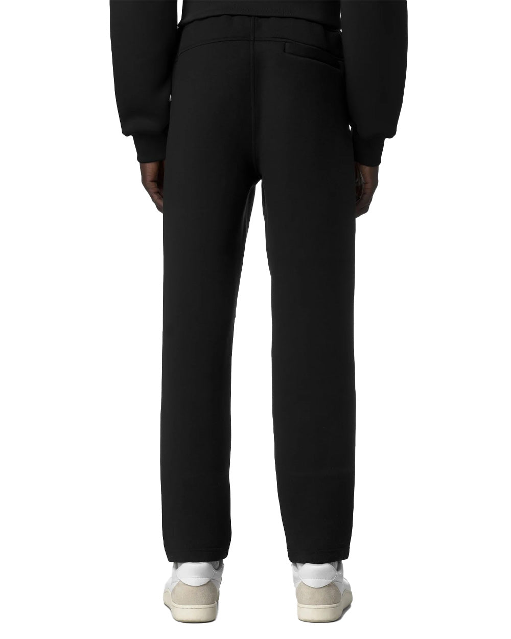 K-WAY Pantalone K-WAY uomo MICKA SPACER K5123NW Nero tessuto interlock stretch spesso vita elastica regolabile fondo gamba a costina elastica K5123NW USY 