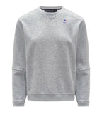 Felpa K-way uomo K6132MWAH1 Nael Brushed Pc grigia girocollo
