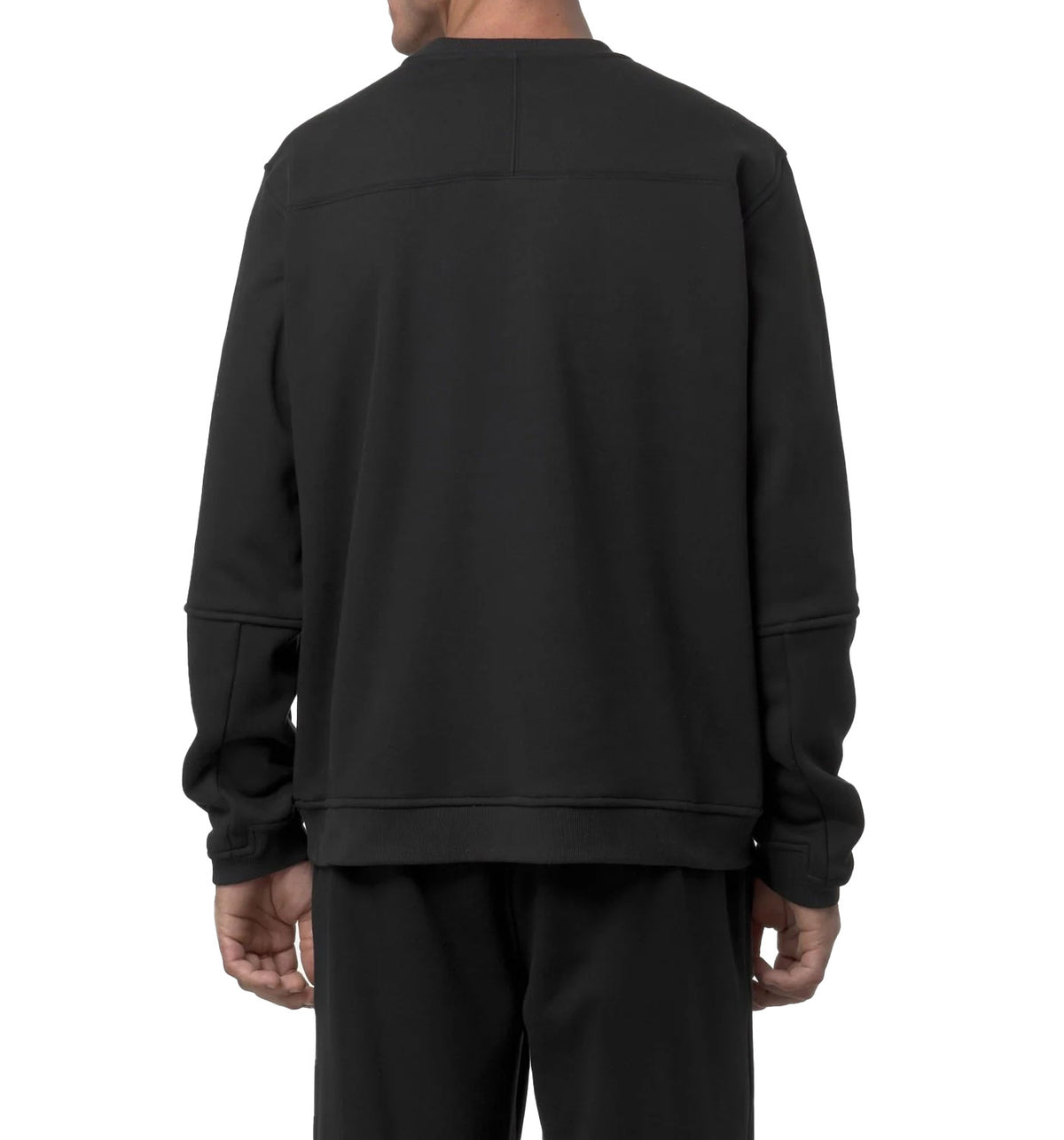 K-WAY Felpa K-way uomo K6132MWUSY Nael Brushed Pc Nera girocollo K6132MW USY 