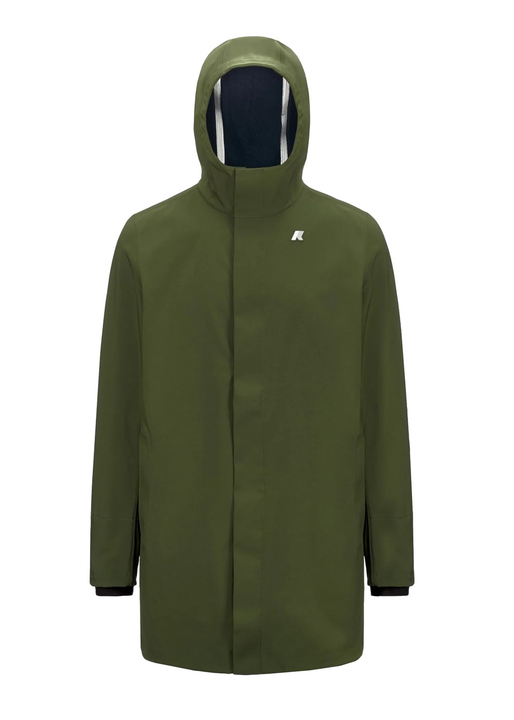 K-WAY Giubbino K-way uomo K7126UWAF0 marlyn bonded verde fitting slim K7126UW AF0 
