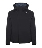 Men's K-way K8133DWAL8 Jacko Twill Marmot Black Jacket with Hood