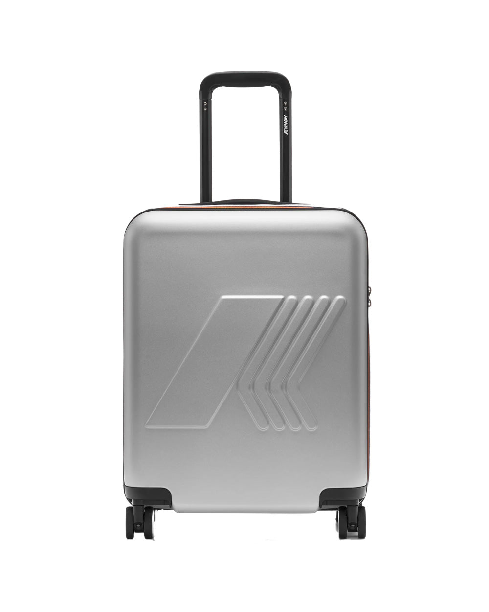 K-WAY Trolley K-WAY uomo EUDOXIE K81372W Grigio logo all over tasca quattro ruote K81372W 08Y 