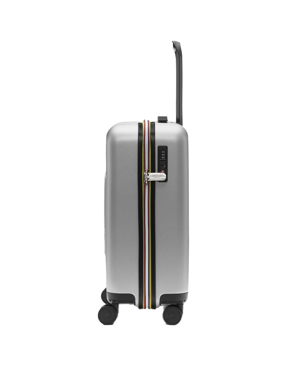 K-WAY Trolley K-WAY uomo EUDOXIE K81372W Grigio logo all over tasca quattro ruote K81372W 08Y 