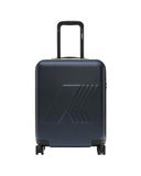 Trolley K-WAY uomo EUDOXIE K81372W Blu logo all over tasca quattro ruote