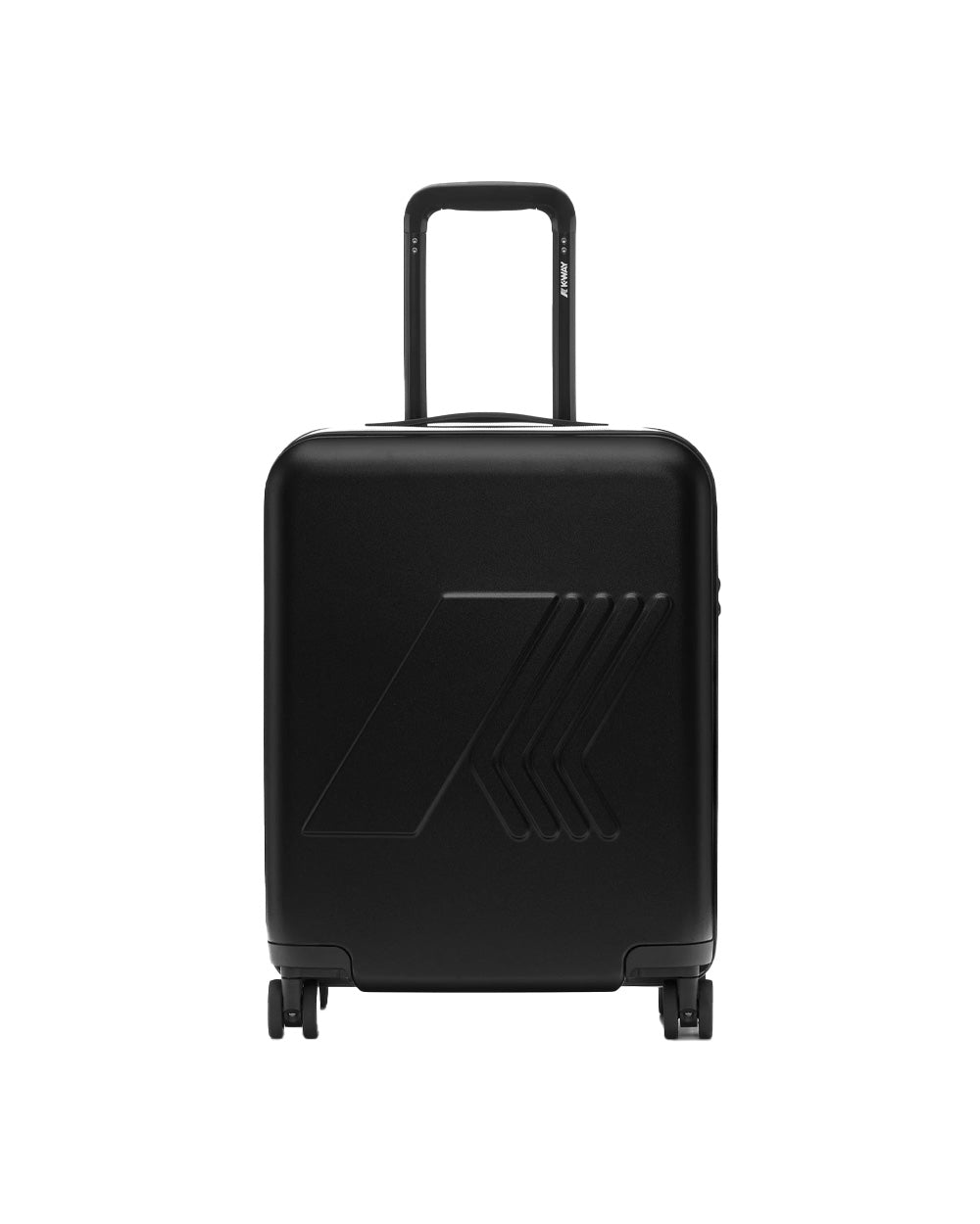 K-WAY Trolley K-WAY uomo EUDOXIE K81372W Nero logo all over tasca quattro ruote K81372W USY 