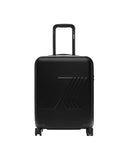 K-WAY men's EUDOXIE K81372W Trolley Black all-over logo pocket four wheels