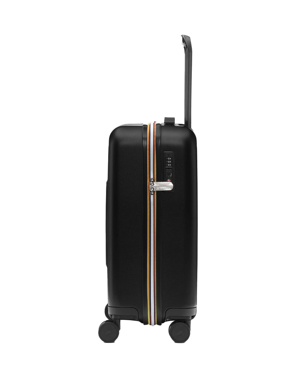 K-WAY Trolley K-WAY uomo EUDOXIE K81372W Nero logo all over tasca quattro ruote K81372W USY 