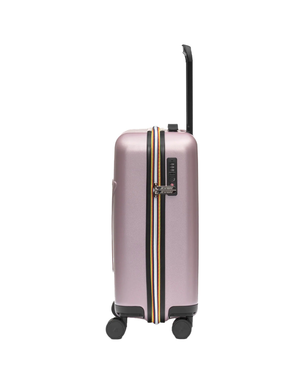 K-WAY Trolley K-WAY uomo K81372W Rosa policarbonato quattro ruote fodera K81372W WDV 