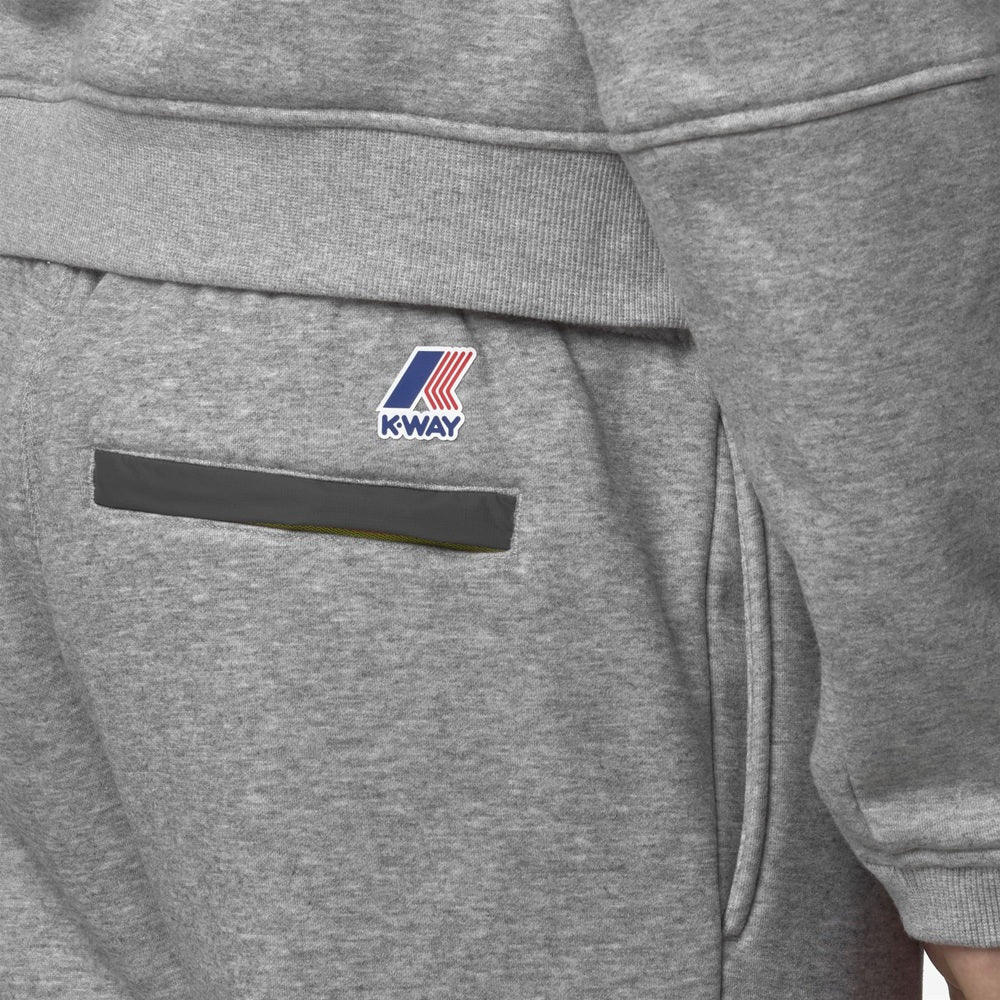 K-WAY Pantalone K-way uomo K81374WAH1 Philbert Philbert brushed pc grigio K81374W AH1 