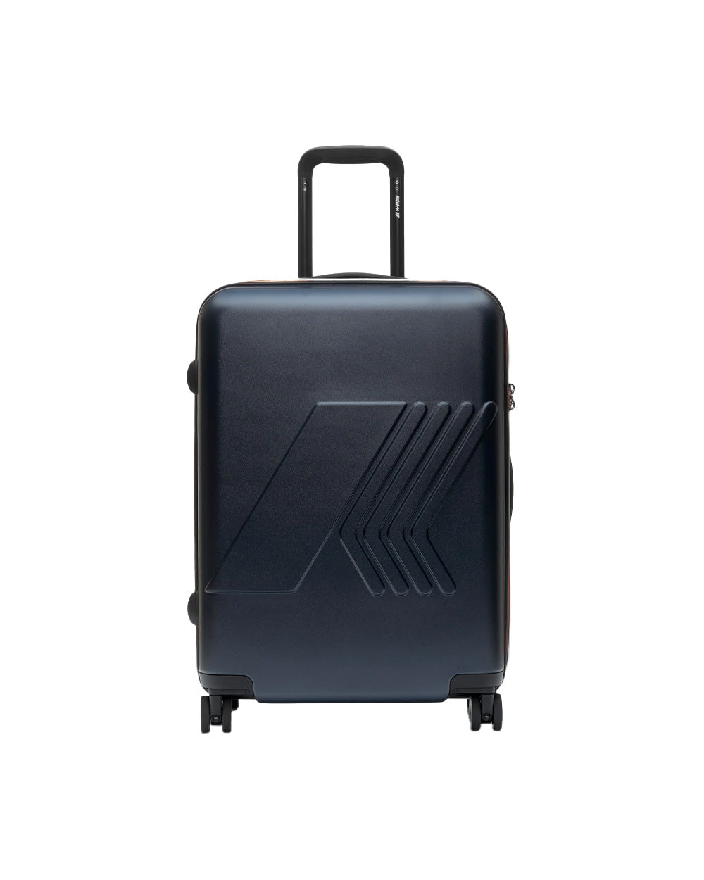 K-WAY Trolley K-WAY uomo EUDOXIEUR LOGO K81439W Blu logo stampato all over tasca K81439W K89 