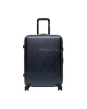 Trolley K-WAY uomo EUDOXIEUR LOGO K81439W Blu logo stampato all over tasca