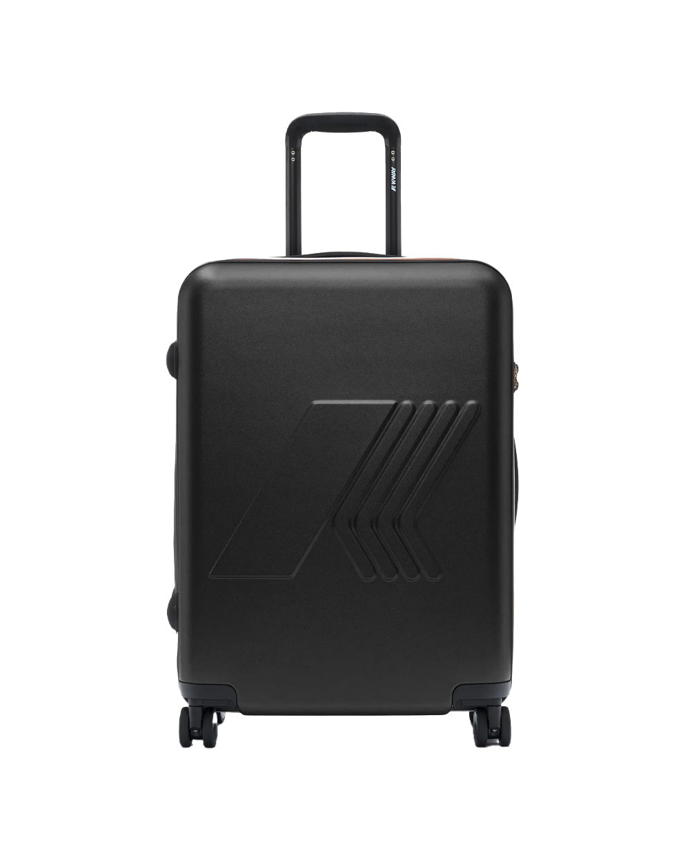 K-WAY Trolley K-WAY uomo EUDOXIEUR LOGO K81439W Nero logo stampato all over tasca K81439W USY 