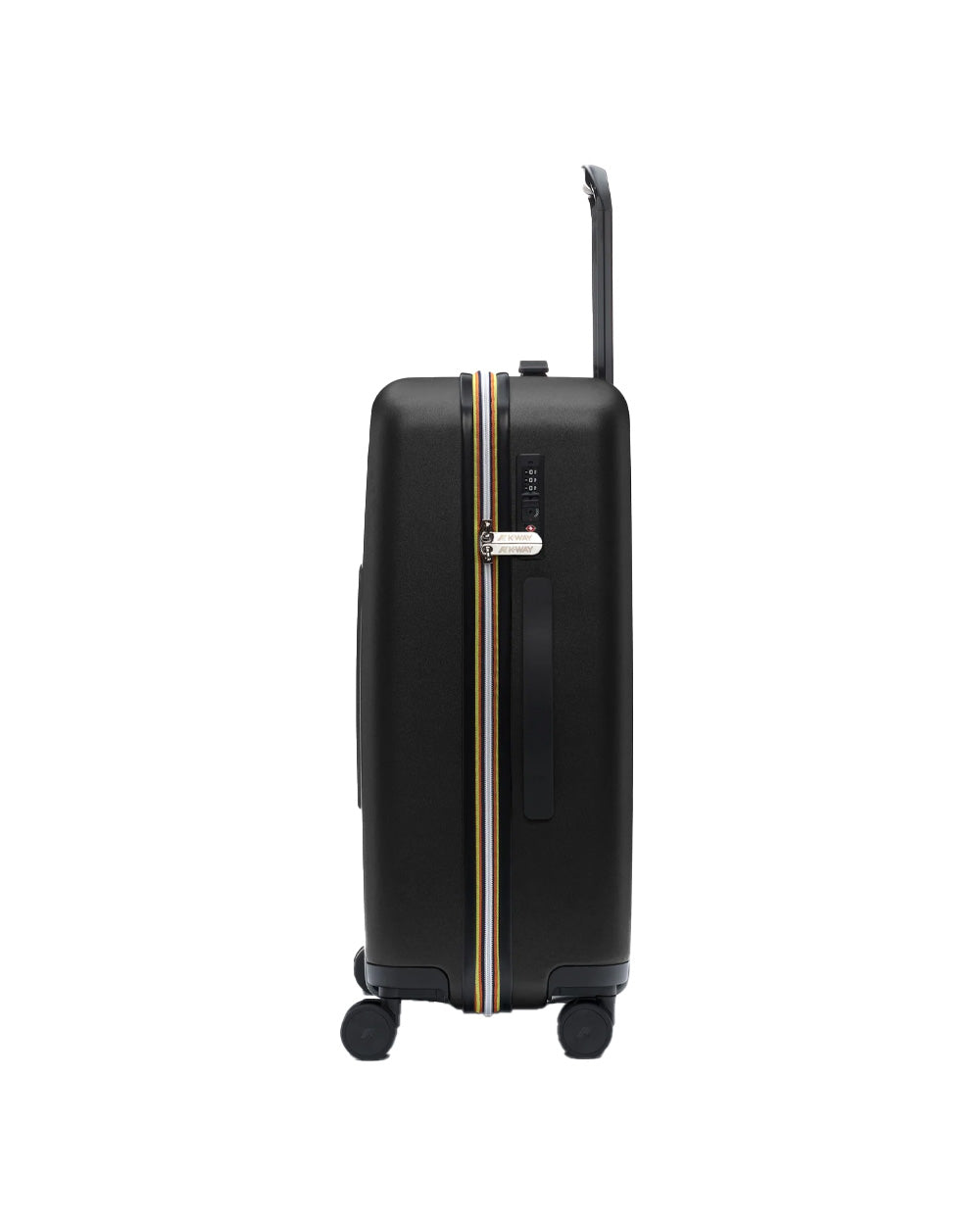 K-WAY Trolley K-WAY uomo EUDOXIEUR LOGO K81439W Nero logo stampato all over tasca K81439W USY 
