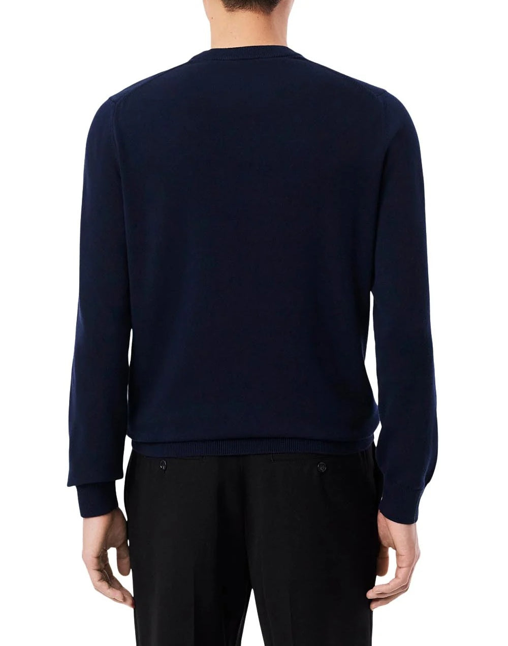 LACOSTE Maglia Lacoste uomo AH32253GF Blu lana girocollo AH3225 3GF 