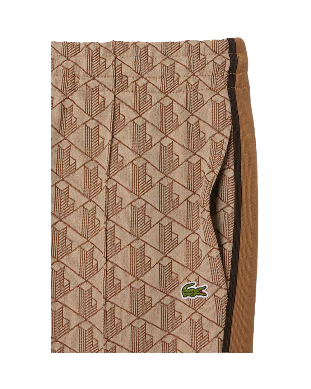 LACOSTE Pantalone LACOSTE uomo XH1440 Nero jacquard tasche a filetto coulisse con cordoncino in vita coccodrillo XH1440 61R 