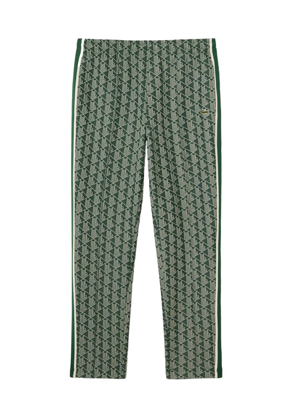 LACOSTE Pantalone LACOSTE uomo XH1440D1R Verde jacquard tasche a filetto coulisse XH1440 D1R 