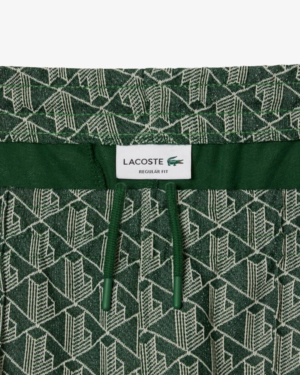 LACOSTE Pantalone LACOSTE uomo XH1440D1R Verde jacquard tasche a filetto coulisse XH1440 D1R 