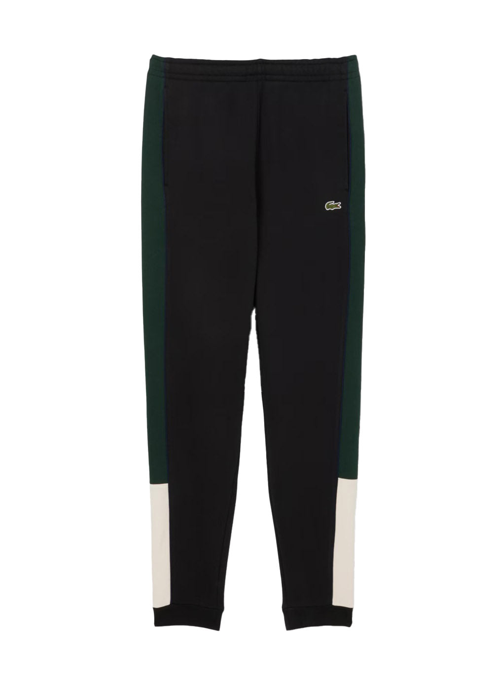LACOSTE Pantalone Lacoste uomo XH59236XH Nero verde cotone felpato XH5923 6XH 