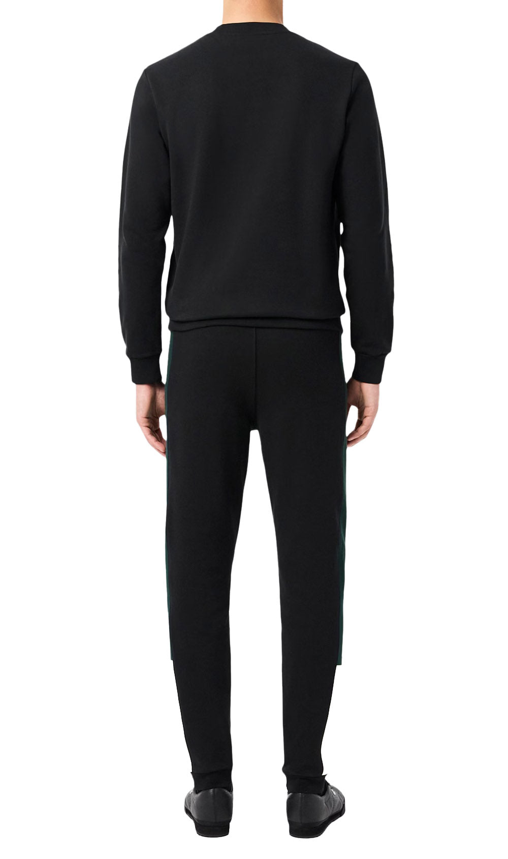 LACOSTE Pantalone Lacoste uomo XH59236XH Nero verde cotone felpato XH5923 6XH 