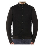 RRD men's jacket W2514380 Nabucco Val Soft Knit Black sweater