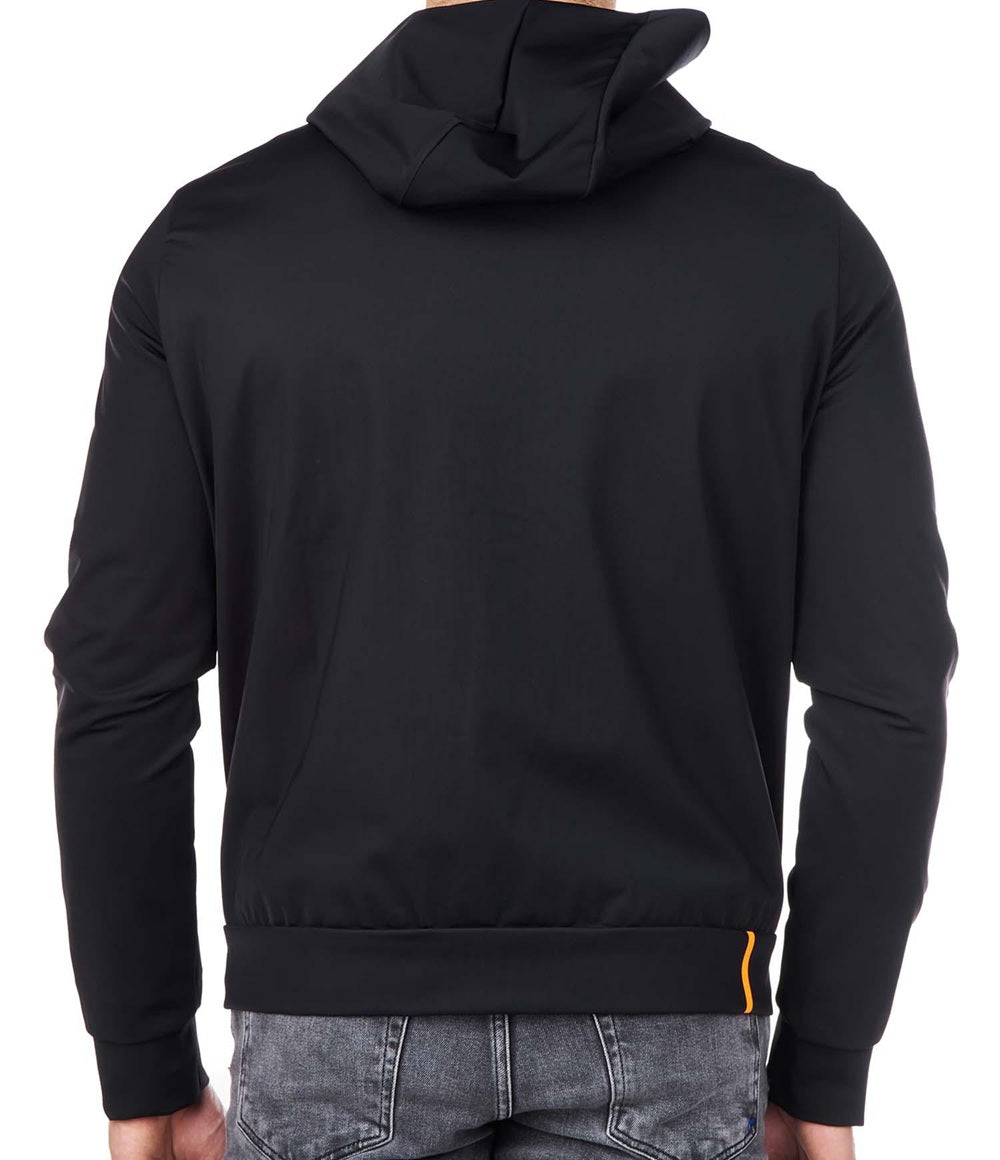 RRD Felpa RRD uomo WES04010 nera fleece winter hood zip WES040 10 