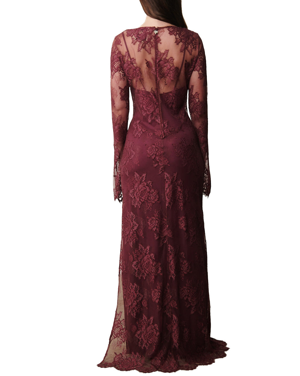 ANIYE  BY Abito ANIYE BY NOA donna 185269 Ciliegia lungo pizzo ricami floreali maniche lunghe 185269 02490 