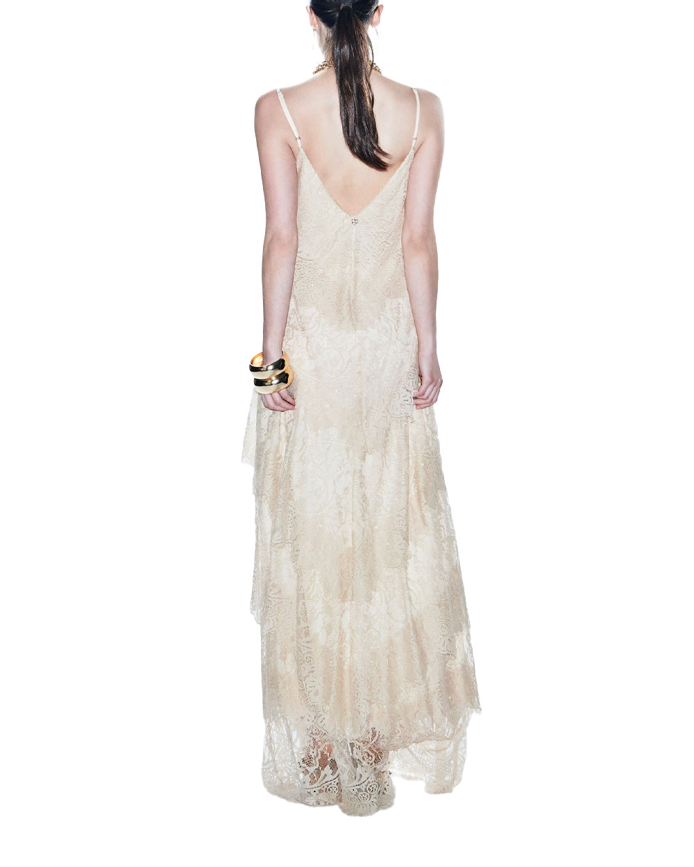 ANIYE  BY Abito ANIYE BY SILVA donna 185276 Bianco ricami all over pizzo baòze 185276 02485 
