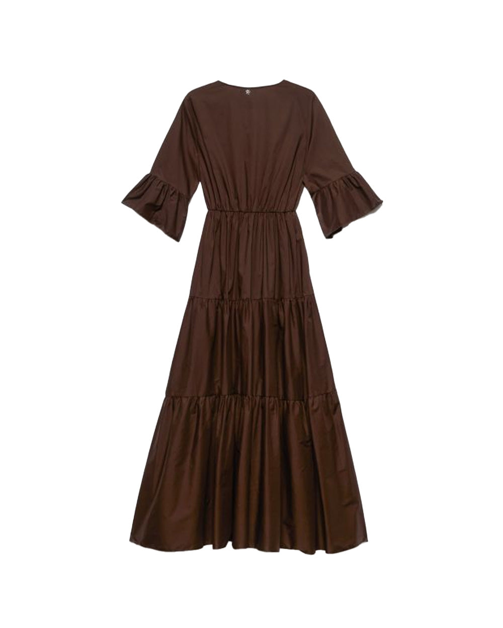 ANIYE  BY Abito ANIYE BY CORA donna 185309 Cioccolato scollo a v volant 185309 02072 