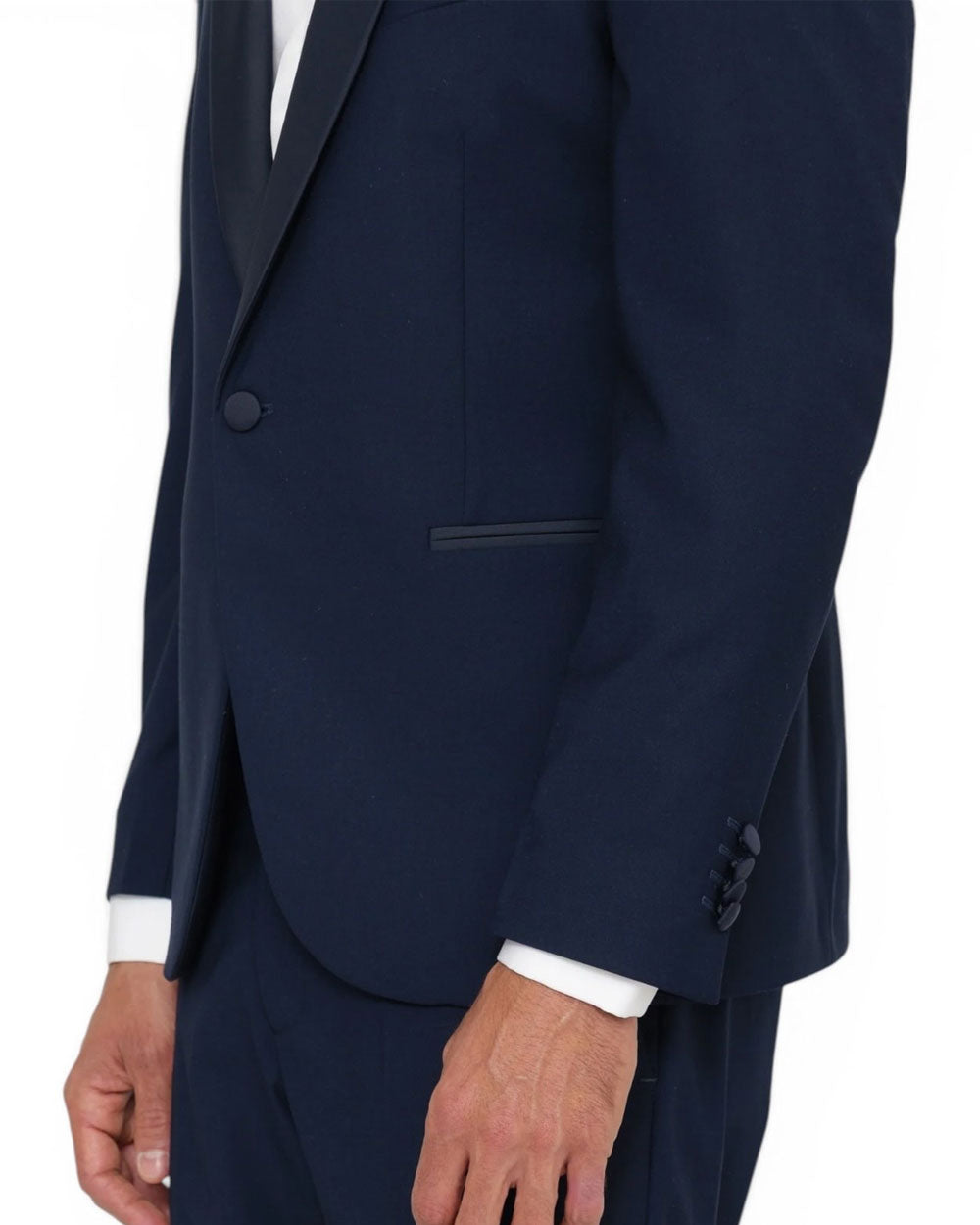 DANIELE ALESSANDRINI Abito Daniele Alessandrini uomo DUAM0010PL0072 blu smoking monopetto<BR/> DUAM0010PL0072 7000 