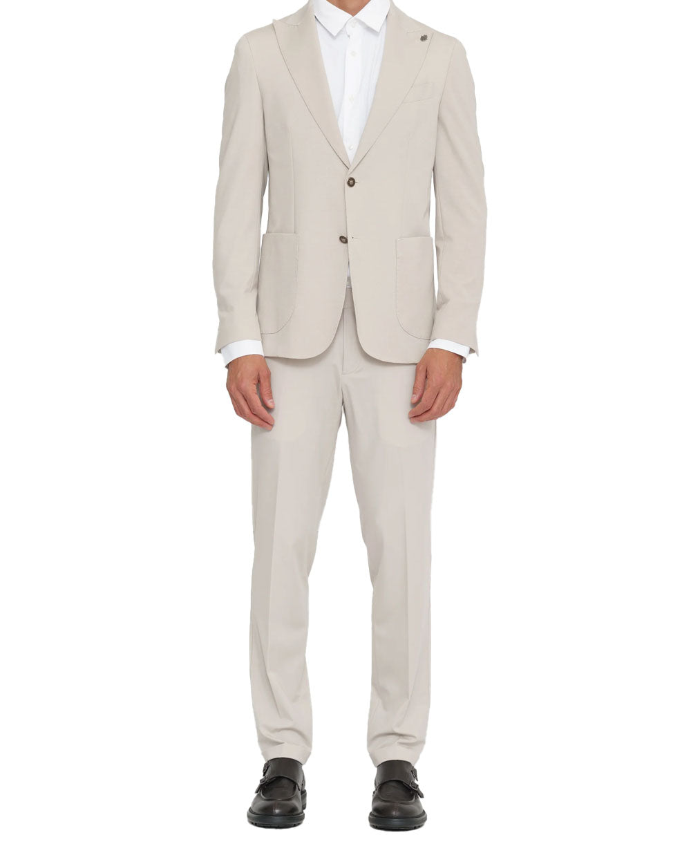 DANIELE ALESSANDRINI Abito Daniele Alessandrini uomo DUAM0018LY0019 beige monopetto DUAM0018LY0019 2002 