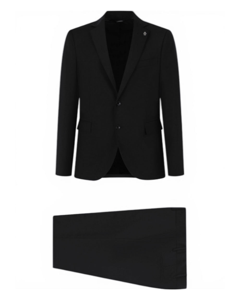 DANIELE ALESSANDRINI Abito Daniele Alessandrini uomo DUAM002PL072 nero monopetto <BR/><BR/> DUAM002PL072 9000 