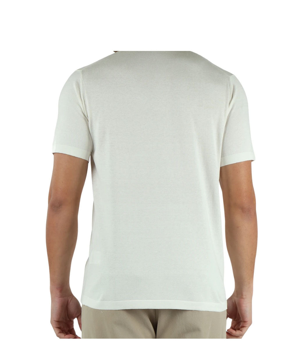 DANIELE ALESSANDRINI T-shirt Daniele Alessandrini uomo DUMC0001YSE0001 panna DUMC0001YSE0001 1001 