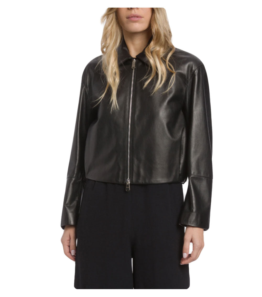 DONDUP Giubbino Dondup donna DJ782PL0677D nero nappa regular<BR/> DJ782PL0677D 999 