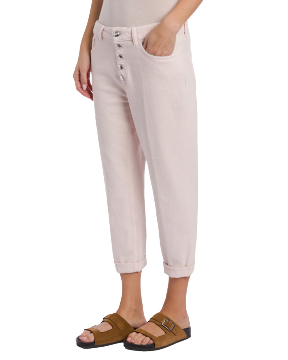 DONDUP Pantalone DONDUP donna KOONS DP268BBF0018Y Rosa DP268BBF0018Y 511 
