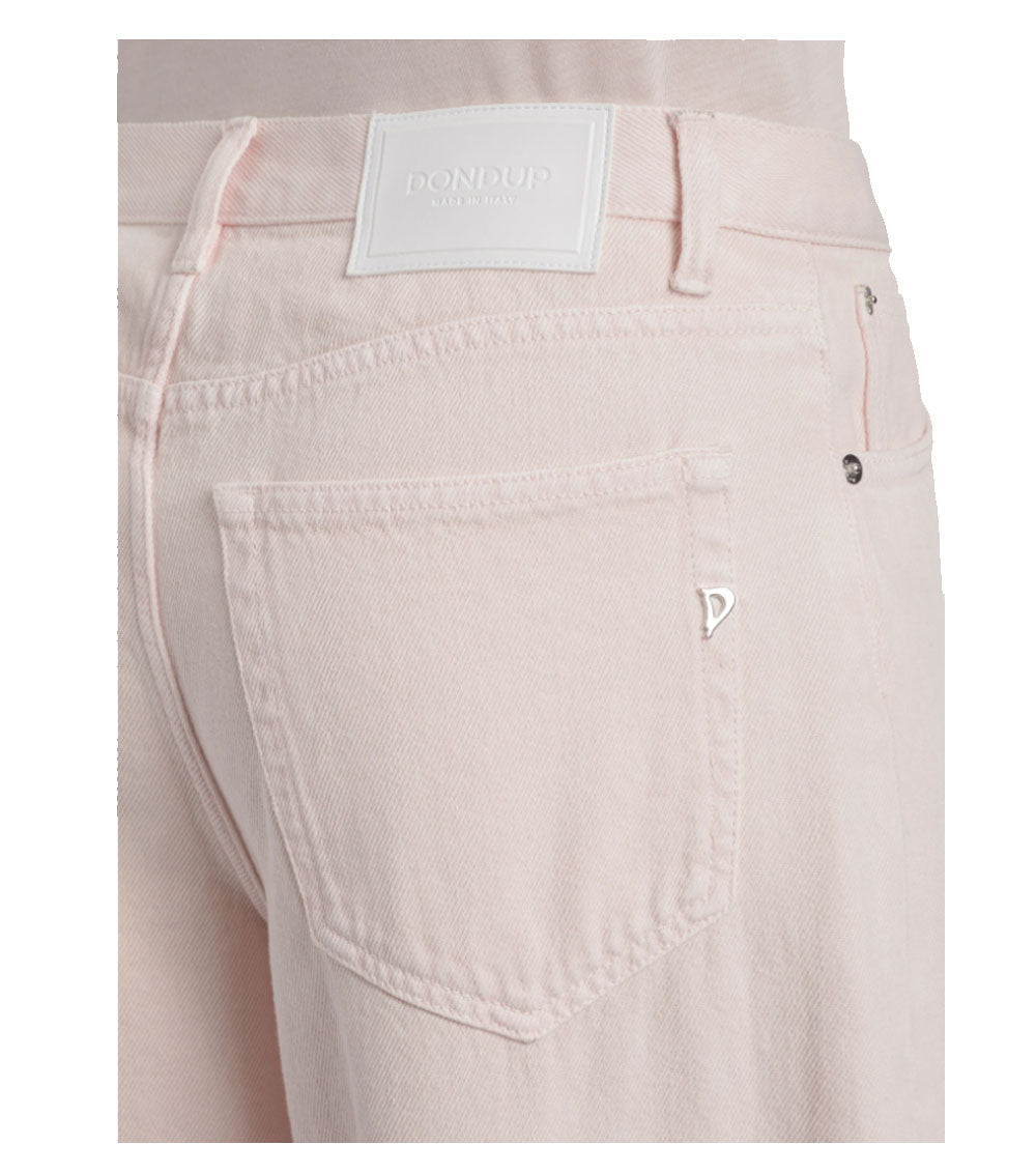 DONDUP Jeans Dondup donna DP849BF0018Y Dakota rosa loose fit in bull fisso<BR/><BR/> DP849BF0018Y 511 