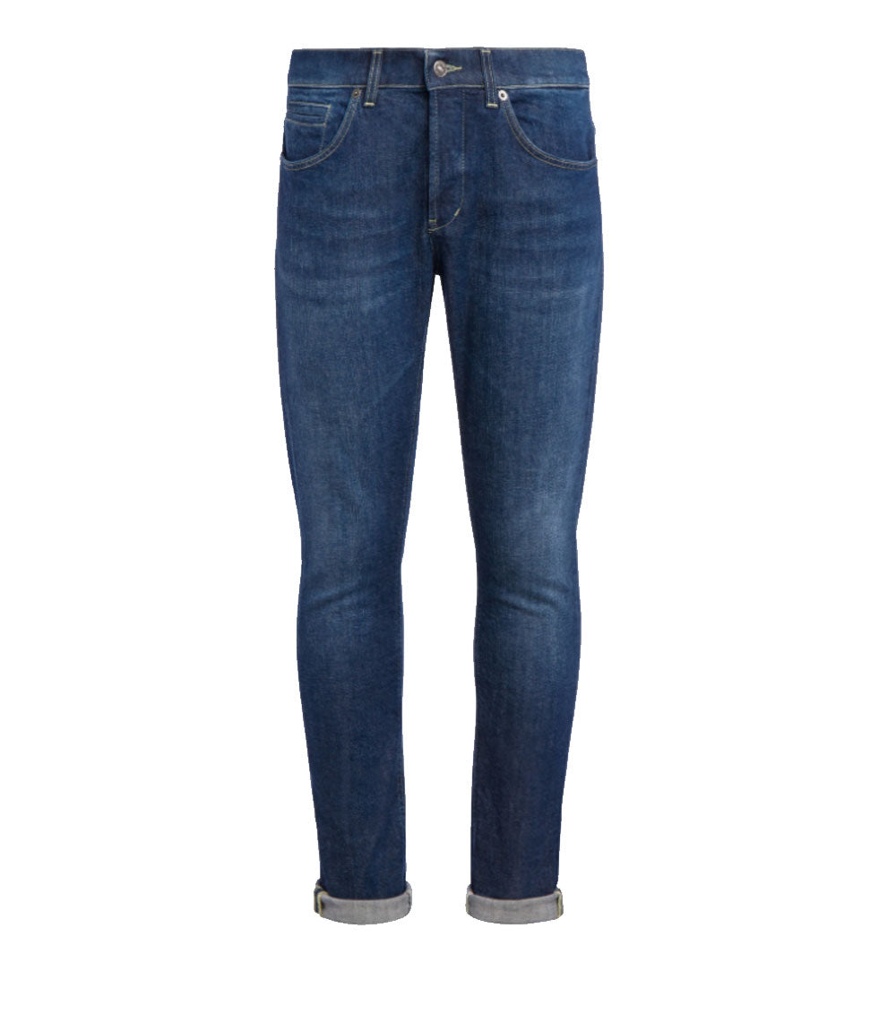 DONDUP Jeans Dondup uomo UP232DSH365U George blu skinny denim stretch UP232DSH365U 800 