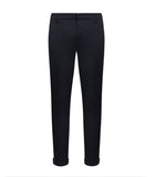Dondup men's Gaubert UP235GSE046U slim blue trousers in light gabardine