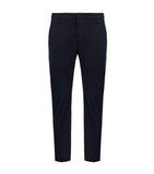 Pantalone Dondup uomo Alfredo UP518GS0096U blu slim in gabardina compact