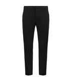 Pantalone Dondup uomo Alfredo UP518GS0096U nero slim in gabardina compact