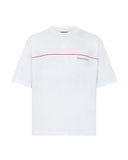 Men's DSQUARED2 Loose Fit T-shirt with logo S71GD1653D20033 White cotton loose crew neck logo