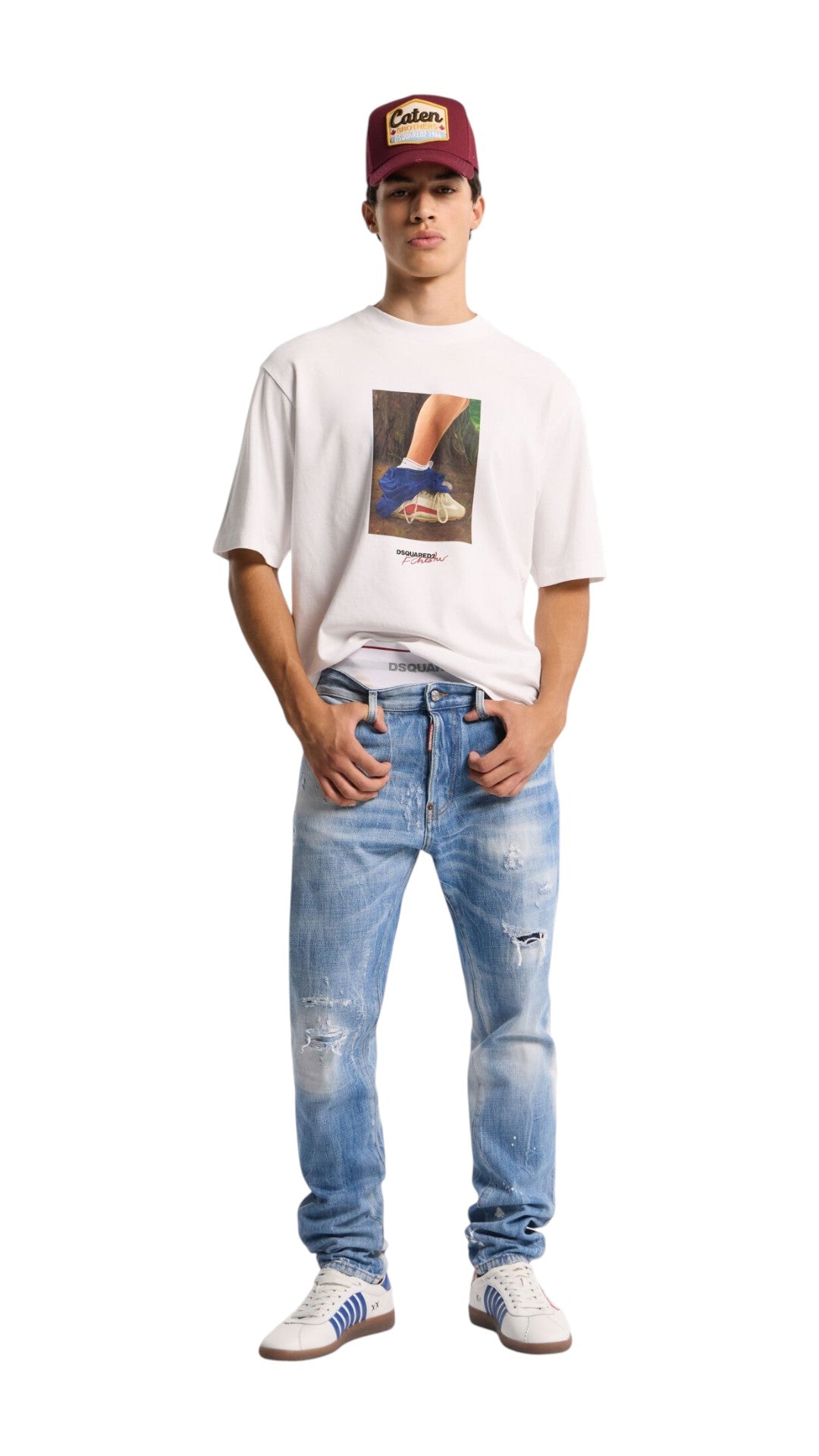 DSQUARED2 Jeans DSQUARED2 uomo S71LB1734D30038470 Denim chiaro S71LB1734D30038 470 