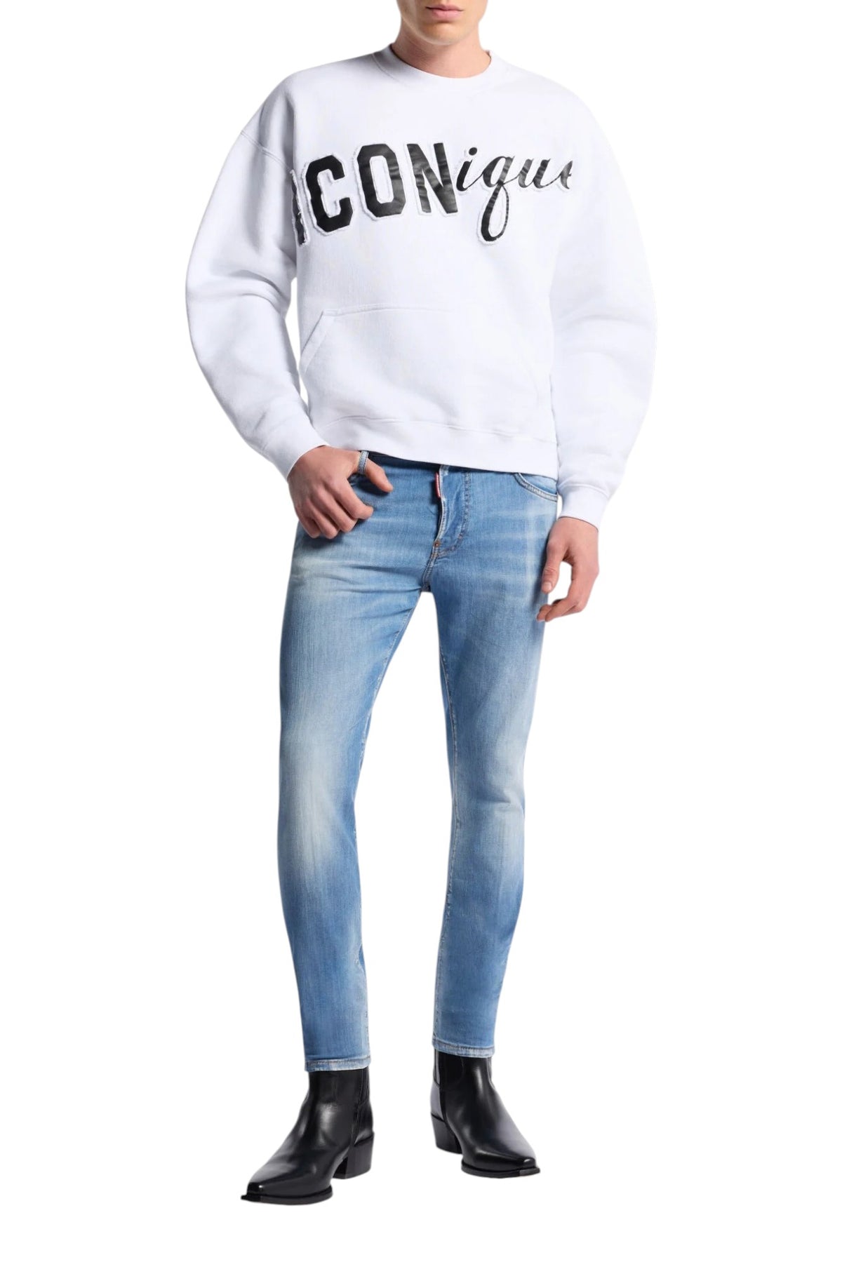 DSQUARED2 Jeans DSQUARED2 uomo S71LB1753 S30341 470 Denim chiaro S71LB1753S30341 470 