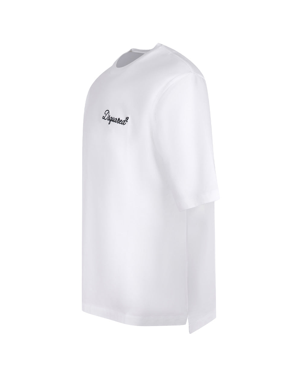 DSQUARED2 T-shirt DSQUARED2 uomo Loose Fit S74GD1525D20106 Bianca cotone loose fit girocollo logo S74GD1525D20106 100 