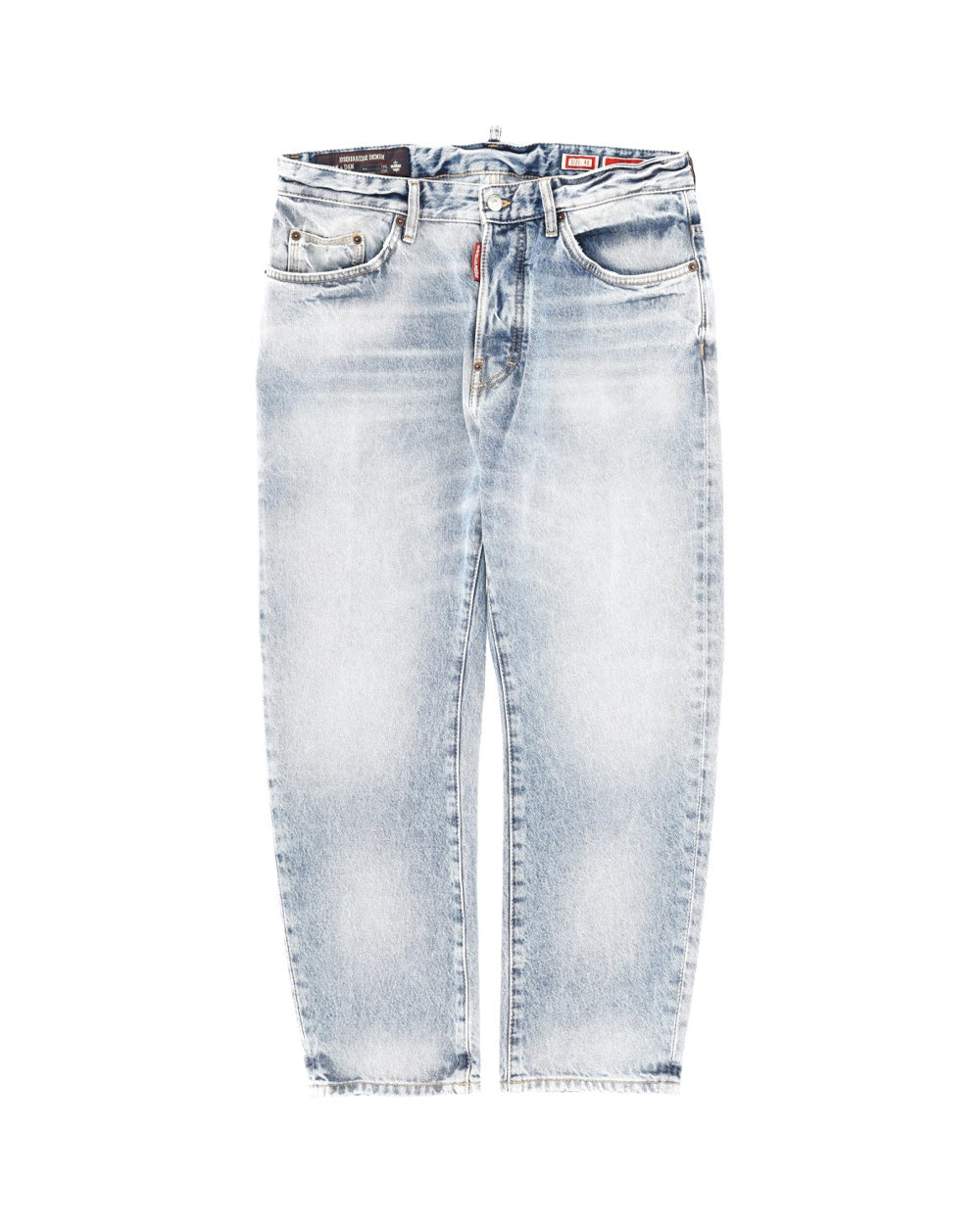 DSQUARED2 Jeans DSQUARED2 uomo S74LB1875S30839 Denim cinque tasche vita alta fondo orlo dritto bottone zip S74LB1875S30839 470 