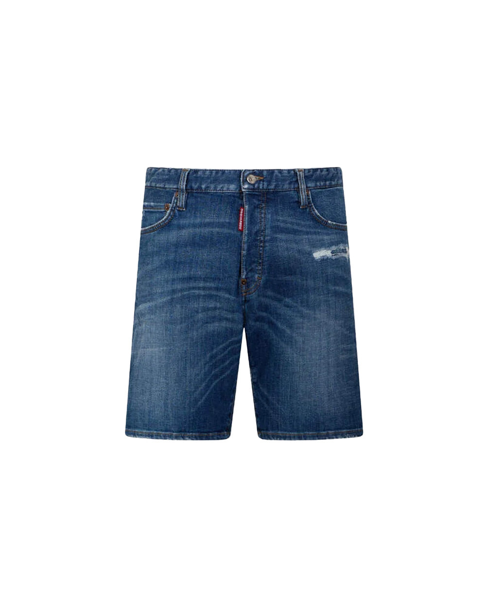DSQUARED2 Bermuda DSQUARED2 uomo Marine S74MU0990S30872 Blu cinque tasche cotone vintage S74MU0990S30872 470 