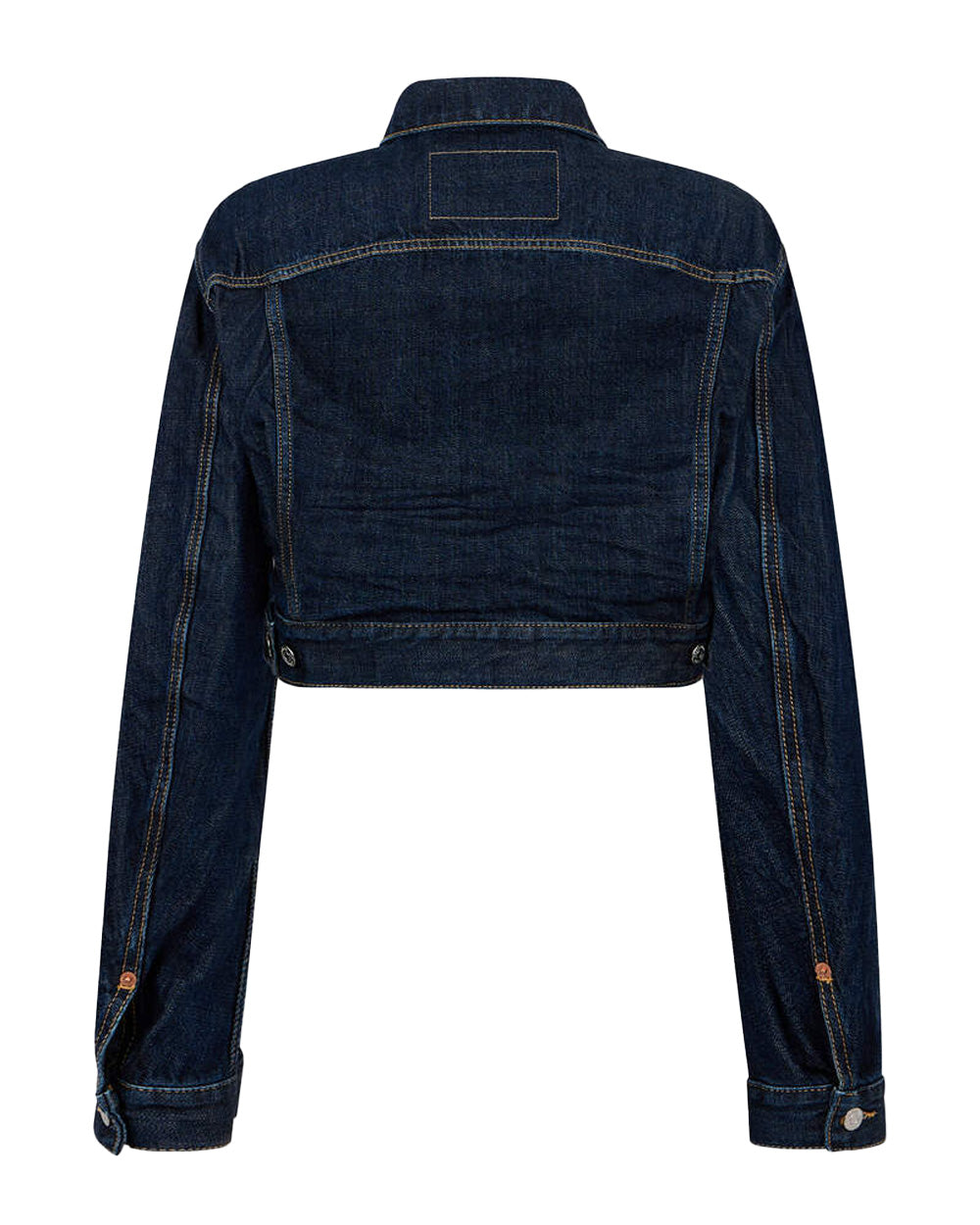 DSQUARED2 Giacca DSQUARED2 donna Boxy Fit S75AM1159S30833 Blu denim cotone collo  a camicia bottoni taschini S75AM1159S30833 470 